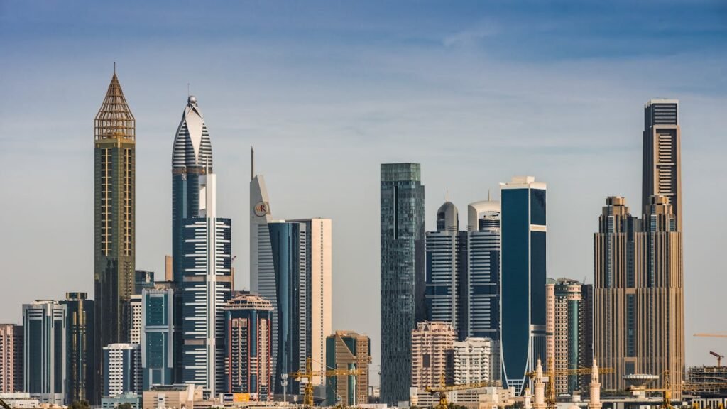 Cheapest business setup in Dubai 2026 — city skyline with business district