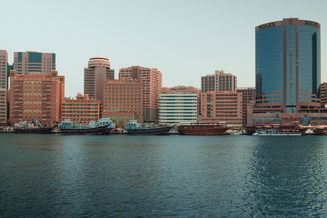 JLT free zone company setup Dubai DMCC 2026 - business buildings by water in Jumeirah Lakes Towers