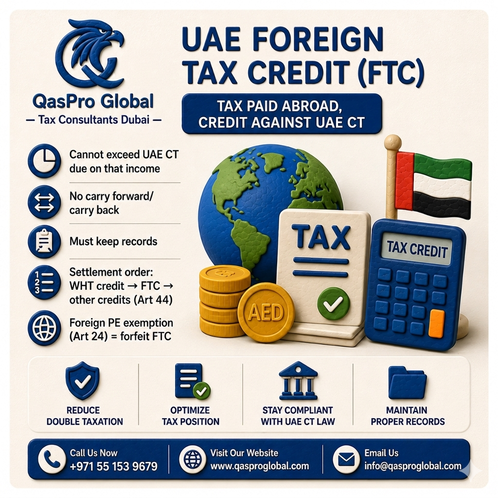 UAE foreign tax credit corporate tax guide 2026