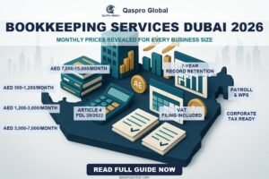 Bookkeeping Services Dubai 2026: Monthly Prices Revealed (And What You’re Actually Paying For)