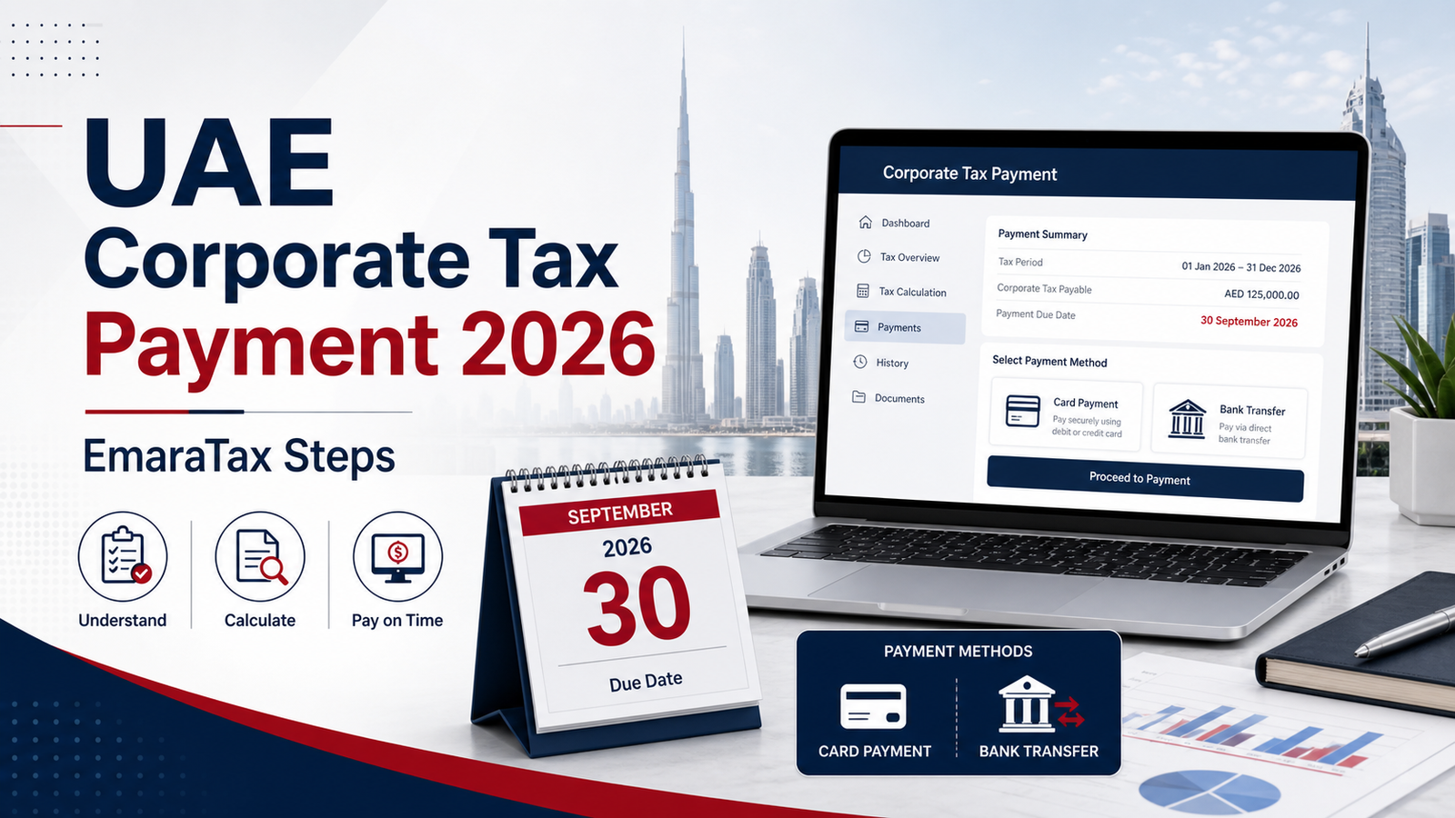 UAE Corporate Tax Payment 2026: EmaraTax Steps