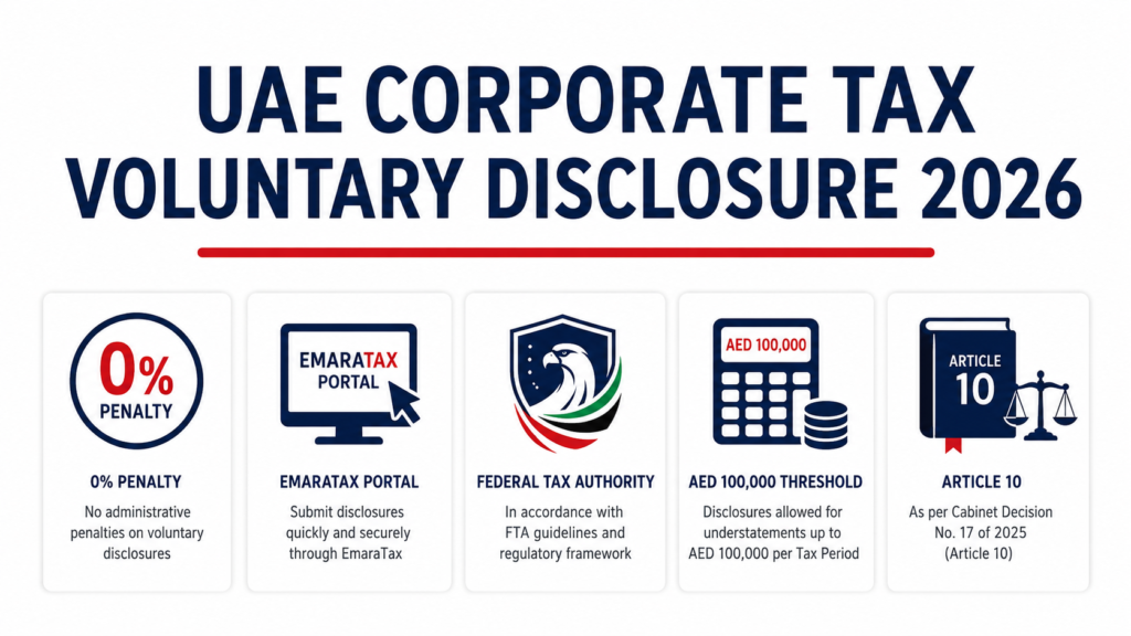 UAE corporate tax voluntary disclosure 2026 guidance