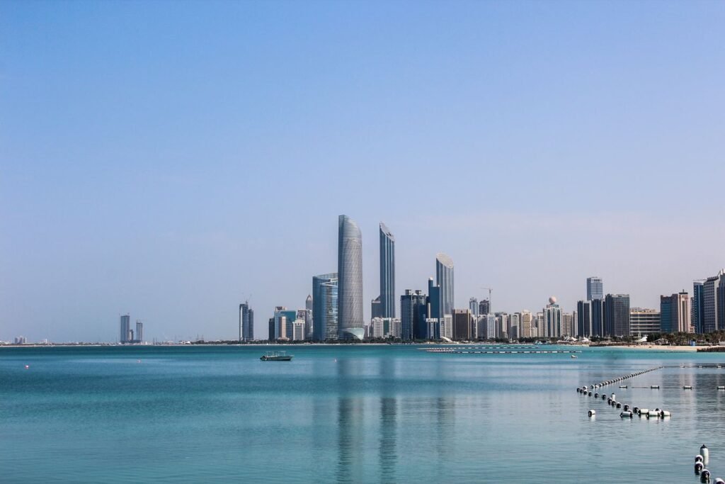 Abu Dhabi business skyline representing ADGM company formation and free zone setup
